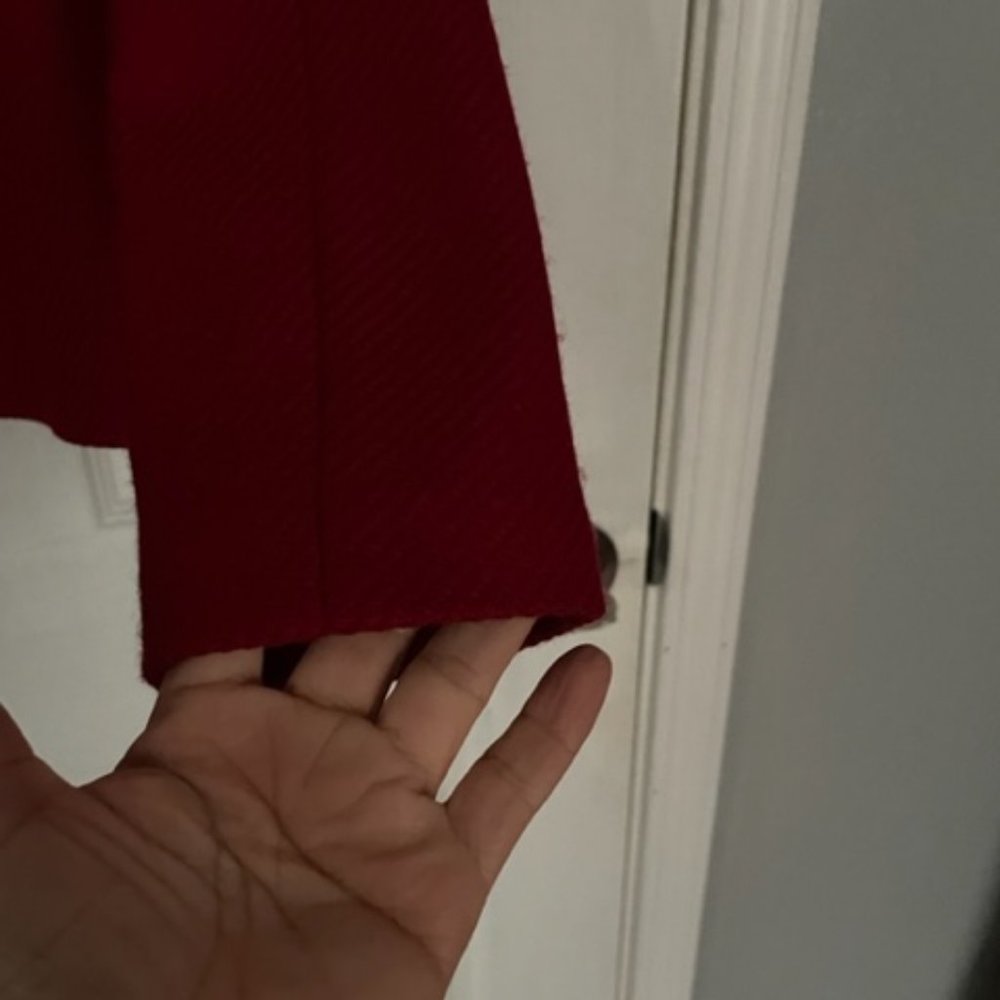 Talbot's Single Button Red Jacket Size 4 Petite - image 4